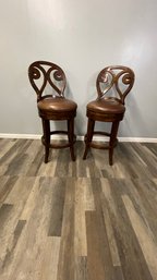 Vintage Cushioned Bar Stools