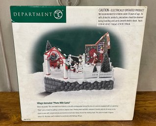 Department 56 Village Animated Photo With Santa