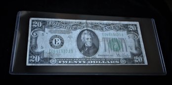 U.S. 1934 C Federal Reserve Note $20