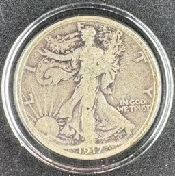 1917 Walking Liberty Silver Half Dollar