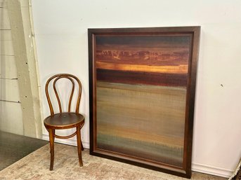 Large Crate & Barrel 'Dakota' Giclee By Sarah Sockstill, $1200 Purchase