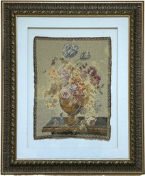 A 19th Century Tapestry Panel In J. Pocker Shadowbox Frame