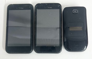 Lot Of 3 Cell Phones