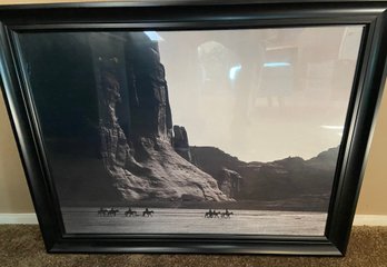 Photo Print Of Canyon De Chelly Western Landscape With Horses