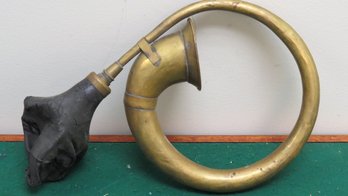 Old Brass Automobile Horn