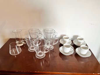 Group Of Assorted Drink-ware Including Crate & Barrel