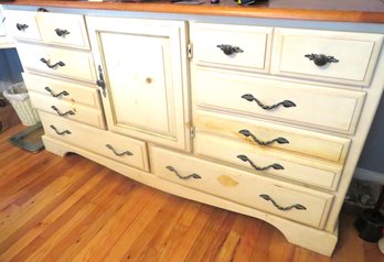 Shabby Chic Dresser With Solid Wood Top