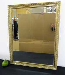 Gilt Framed Wall Mirror Nicely Detailed Framing