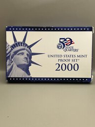 Beautiful 2000 United States Mint Proof Set