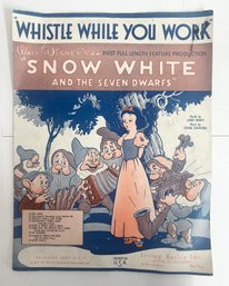 1937 Disneys Snow White Sheet Music