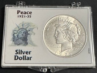 1922 Silver Peace Dollar