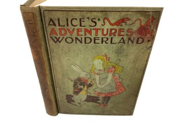 Antique Edition Of Alice's Adventures In Wonderland By Lewis Carroll