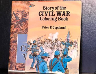 Story Of The Civil War Coloring Book & The Great Battles Of The Civil War