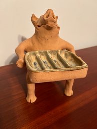 Handcrafted Clay Fired Soap Dish