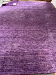 A Plush Purple Wool Gabbeh  Rug -  11.5 X 8 - India