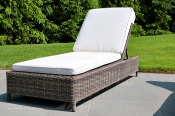 1 0f 3 Torrey Wicker Outdoor Chaise Lounge $1499
