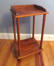 Solid Wood Plant Stand Table