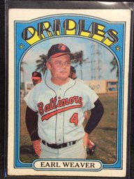 1972 Topps Earl Weaver - K