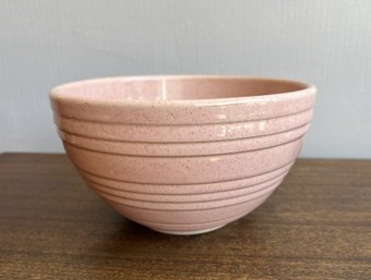 McCoy Pottery Pink Speckle Bowl