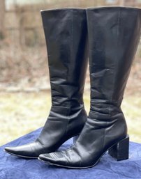 VTG Womens Italian Boots Size 36 Leather Outer & Inner Lined