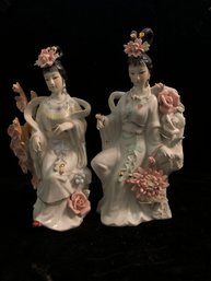 Asian Oriented Women Figurines Made In China