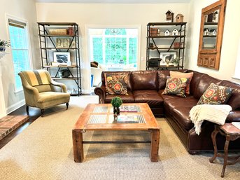 Leather Sectional Sofa Custom Saybrook Country Barn