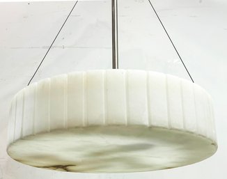 A Modern Alabaster Chandelier