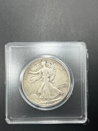 1941-D Walking Liberty Silver Half Dollar