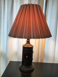 Faux Lantern Based Table Lamp