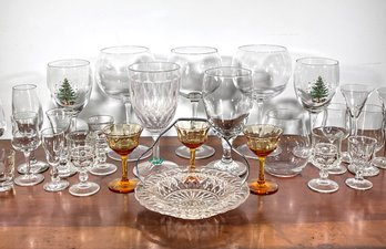 A Large Glassware Assortment