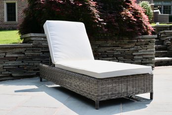 2 Of 3 Torrey Wicker Outdoor Chaise Lounge $1499
