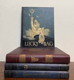 Vintage Lucky Bag Naval Academy Yearbooks - The Annual Of The Regiment