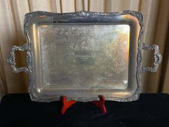 Roger's & Bro 1790 Silver Plated Serving Tray