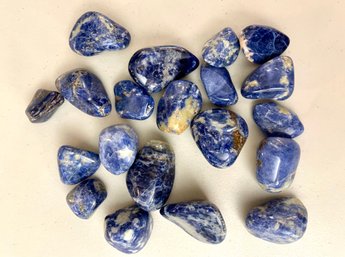 Beautiful Polished Sodalite Stones, 14.9oz