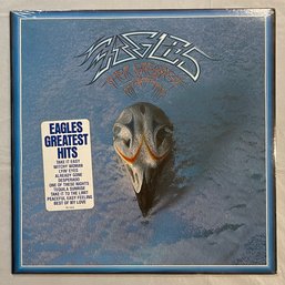 FACTORY SEALED 1976 Embossed Cover Eagles - Their Greatest Hits 1971-1975 7E-1052 W/ Hype Sticker