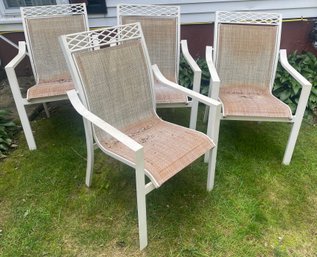 Four Aluminum Chairs