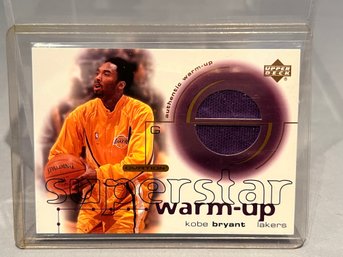 2001 Upper Deck Ovation Superstar Warm Ups Kobe Bryant