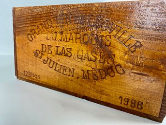 Grand Vin De Leoville Wooden Box