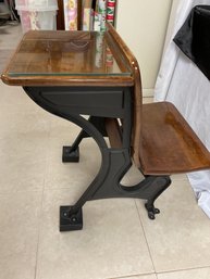 Antique Refinished Child School Desk