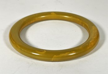 Vintage Marbleized Green Bangle Bracelet