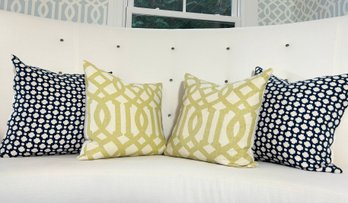 Set Of 4 Custom Pillows - Down Fill