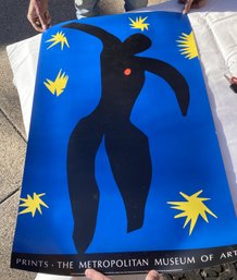 Vintage Henri Matisse ICARUS MMA Metropolitan Museum Of Art Poster- Never Displayed