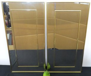 Pair Of Hanging Framed Mirrors