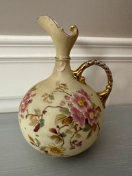 RW Pink Floral Decorative Pitcher Made In Germany