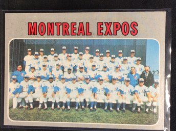 1970 Topps Montreal Expos Team Card - K