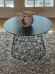 Safavieh Roper Black Industrial Chic Iron Base End Table