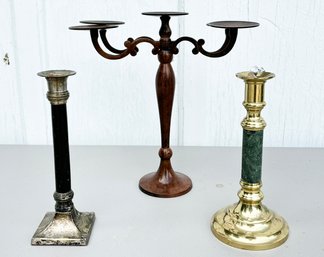 A Trio Of Attractive Candlesticks