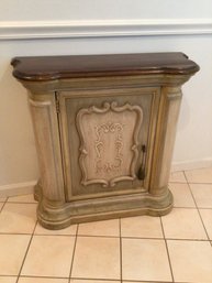 Beautiful Cream Solid Wood Hall Cabinet