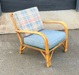 Mid Century Bamboo Lounge Chair