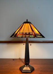 Stained Glass Mission Style Table Lamp